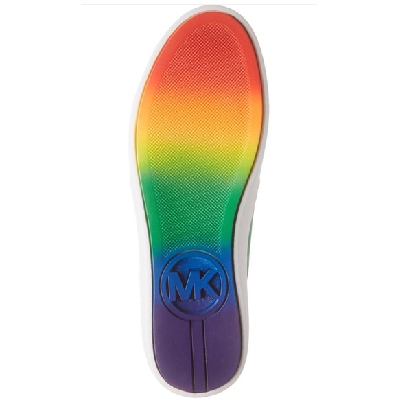 MICHAEL KORS Rainbow Slip On Sneakers - Picture 3 of 5